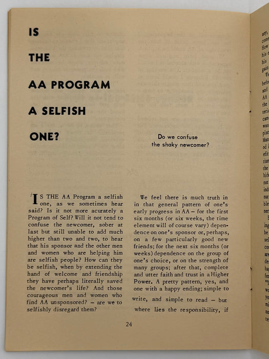 AA Grapevine from May 1950 - Cleveland Here We Come