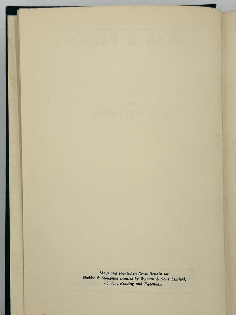 I Was a Pagan — V. C. Kitchen (Hodder & Stoughton, London 1934) — Original Dust Jacket — Oxford Group Memoir