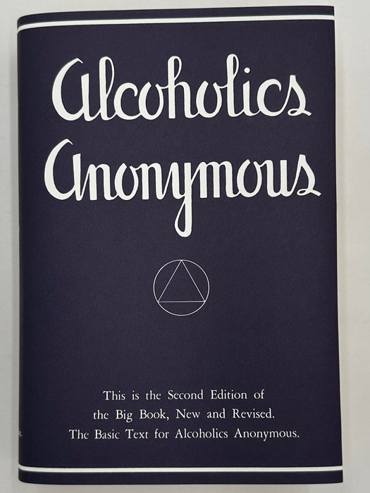 Alcoholics Anonymous Second Edition Big Book 10th Printing - RDJ