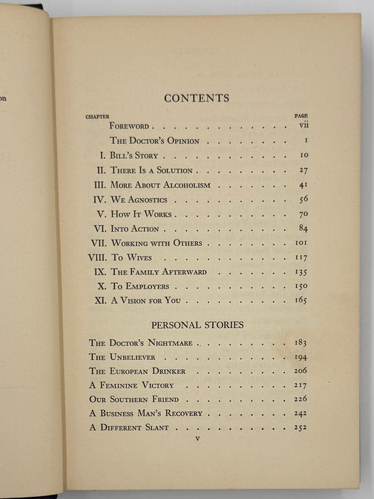 Alcoholics Anonymous First Edition 12th Printing from 1948 - ODJ
