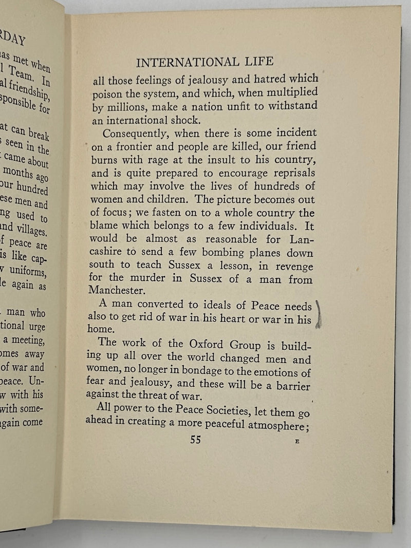 Life Began Yesterday by Stephen Foot - First Printing from 1935 - ODJ