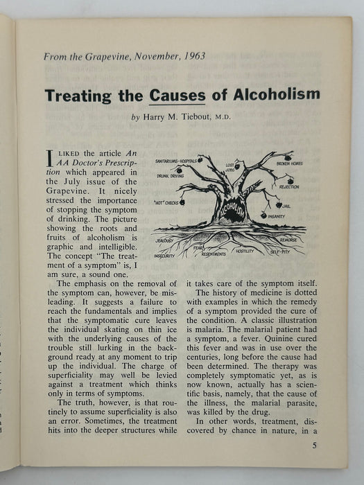 AA Grapevine - In Memory of Harry Tiebout by Bill - July 1966