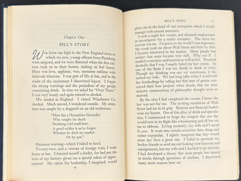 Alcoholics Anonymous Big Book — First Edition, Sixteenth Printing — August 1954 — Original Dust Jacket