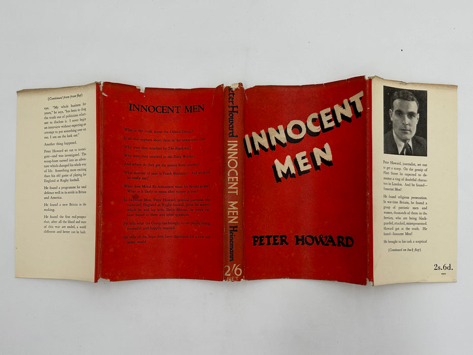 Innocent Men by Peter Howard - First Printing from 1941 - ODJ