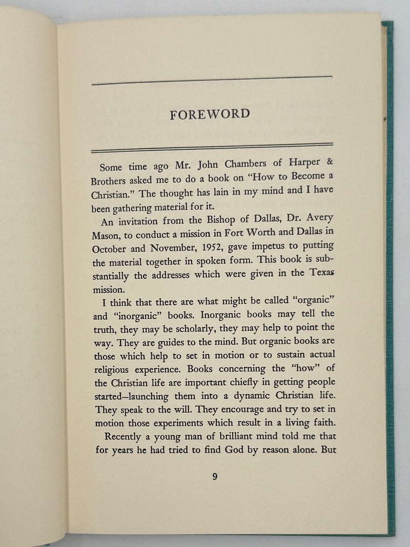How To Become A Christian by Samuel M. Shoemaker