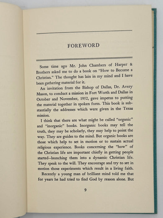 How To Become A Christian by Samuel M. Shoemaker