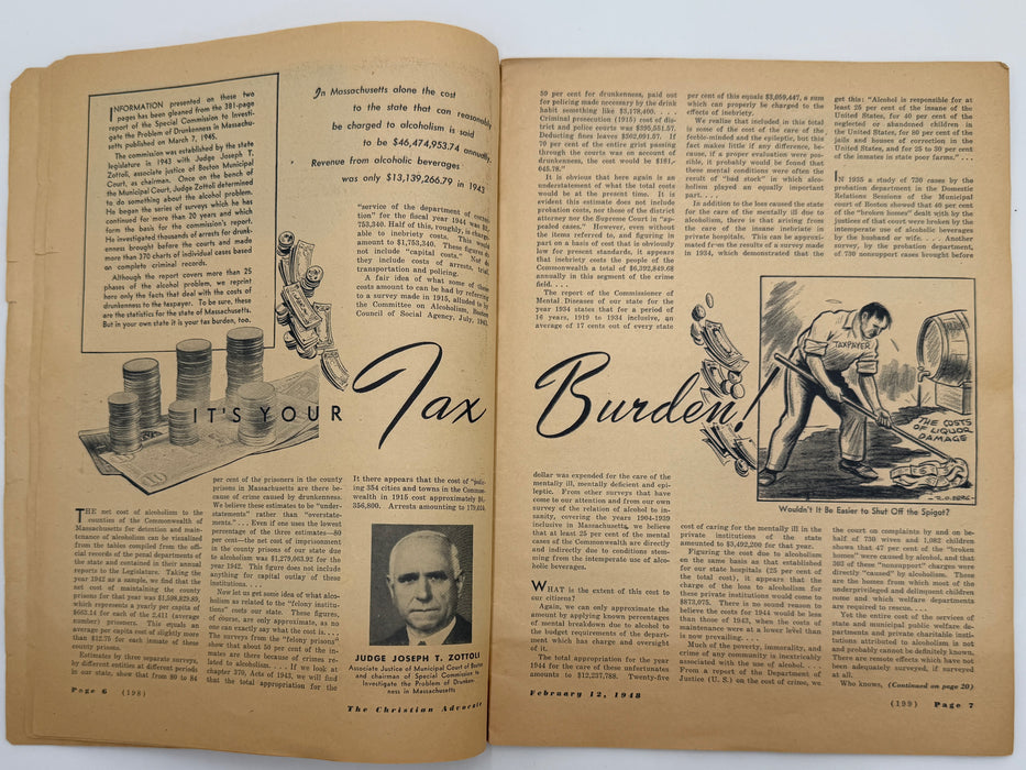 The Christian Advocate — Temperance Issue (February 12, 1948)