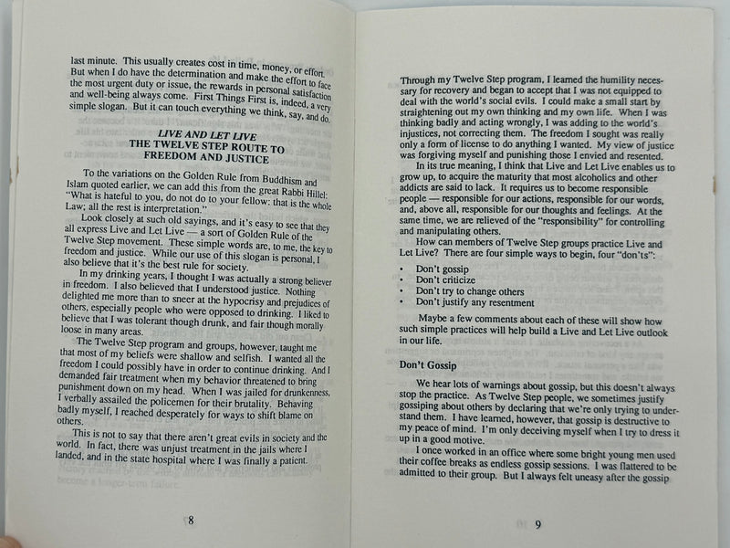 The Slogans: Basic Tools for Successful Recovery by Mel B. - 2nd Printing from 1994