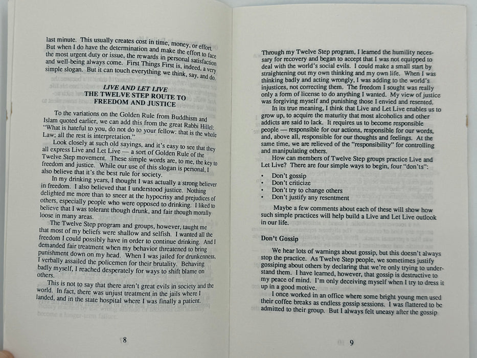 The Slogans: Basic Tools for Successful Recovery by Mel B. - 2nd Printing from 1994