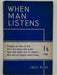 When Man Listens by Cecil Rose - 1st Printing from 1936 West Coast Collection