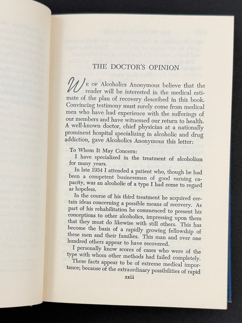 Alcoholics Anonymous — Second Edition, Fifteenth Printing (1973) — Original Dust Jacket