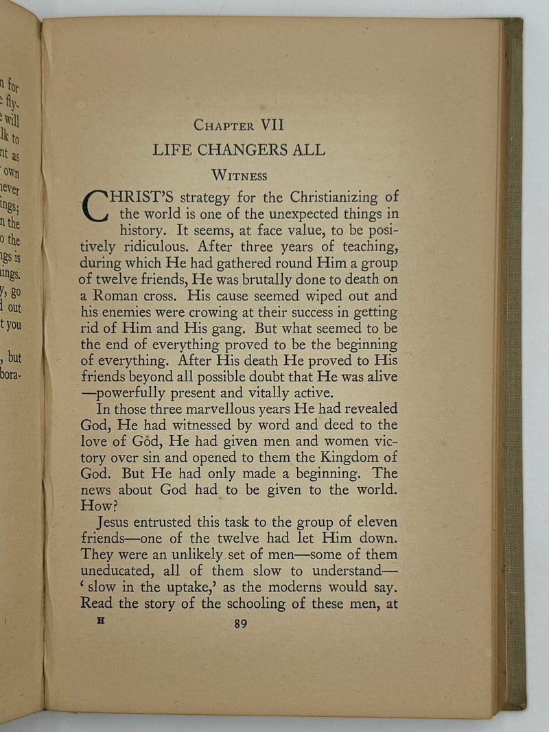 The Eight Points of the Oxford Group by C. Irving Benson - Fourth Printing from 1936