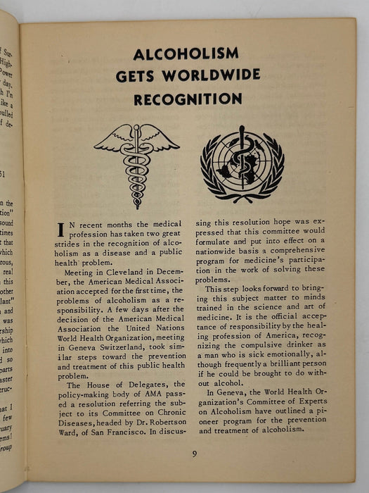 AA Grapevine from March 1951 Recovery Collectibles