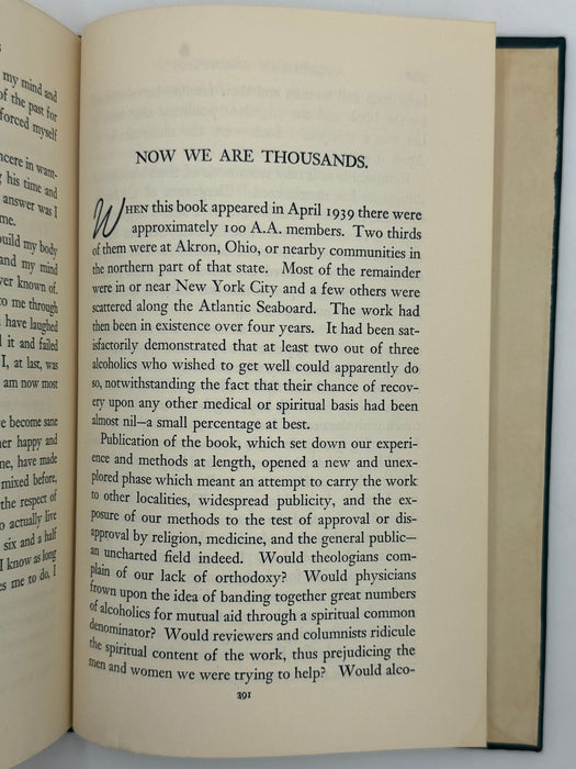 Alcoholics Anonymous — First Edition, Thirteenth Printing (February 1950) With Original Dust Jacket