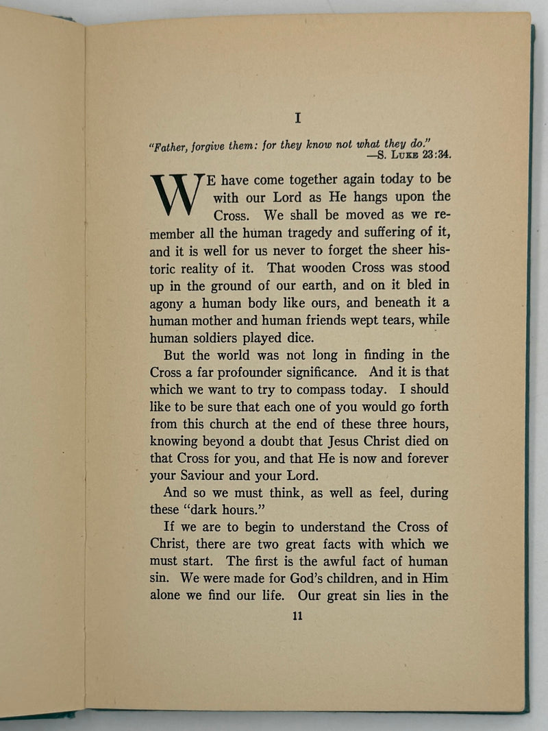 Christ’s Words From The Cross by Samuel M. Shoemaker