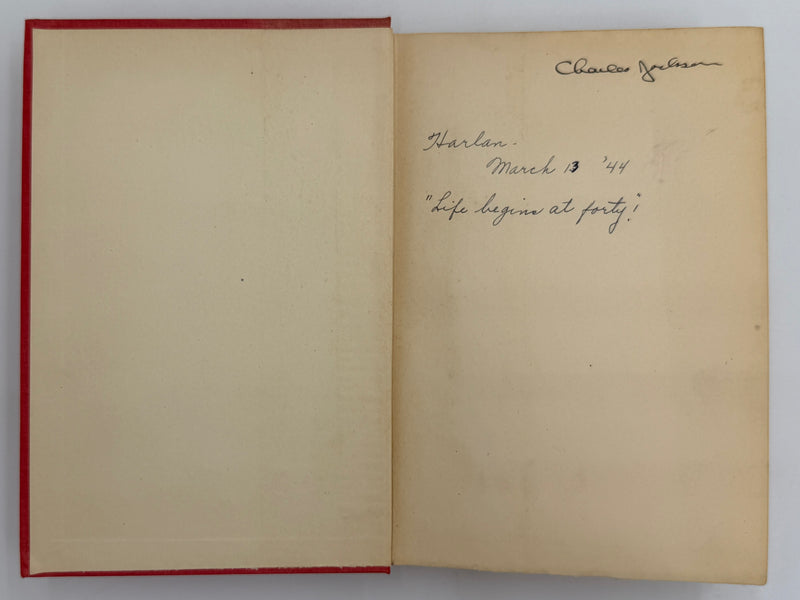 The Lost Weekend — Charles R. Jackson (1944) Signed | Second Large Printing | Original Dust Jacket