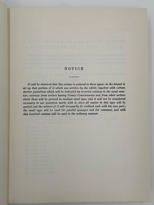 Cosmic Consciousness: A Study in the Evolution of the Human Mind
By RICHARD MAURICE BUCKE, M.D.