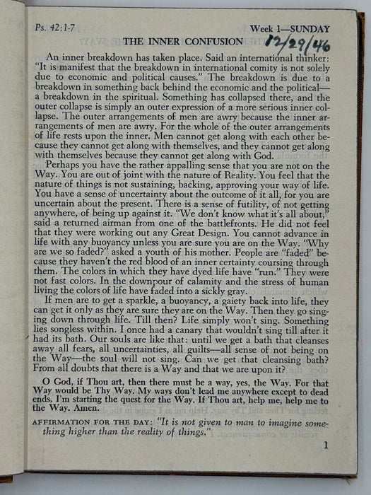 Signed - The Way by E. Stanley Jones