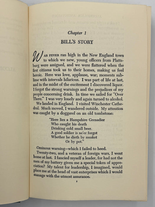 Alcoholics Anonymous Second Edition Big Book Eighth Printing from 1966 - RDJ