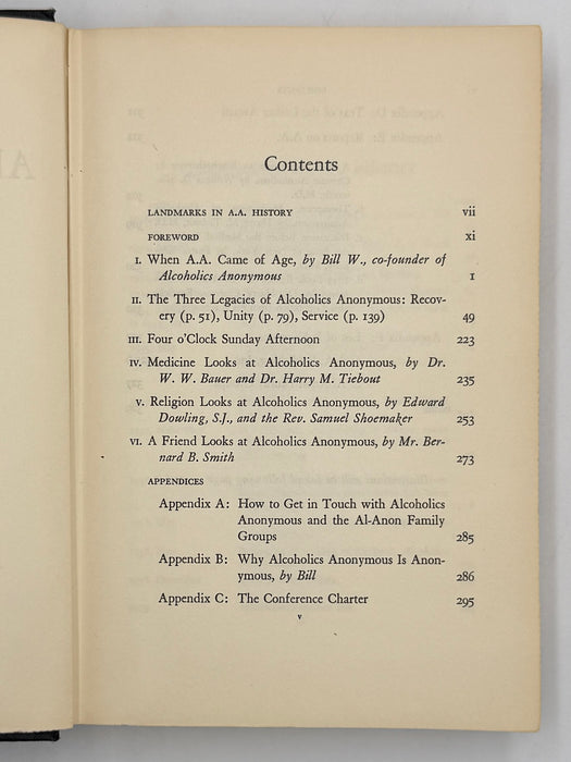 Alcoholics Anonymous Comes Of Age - First Printing from 1957