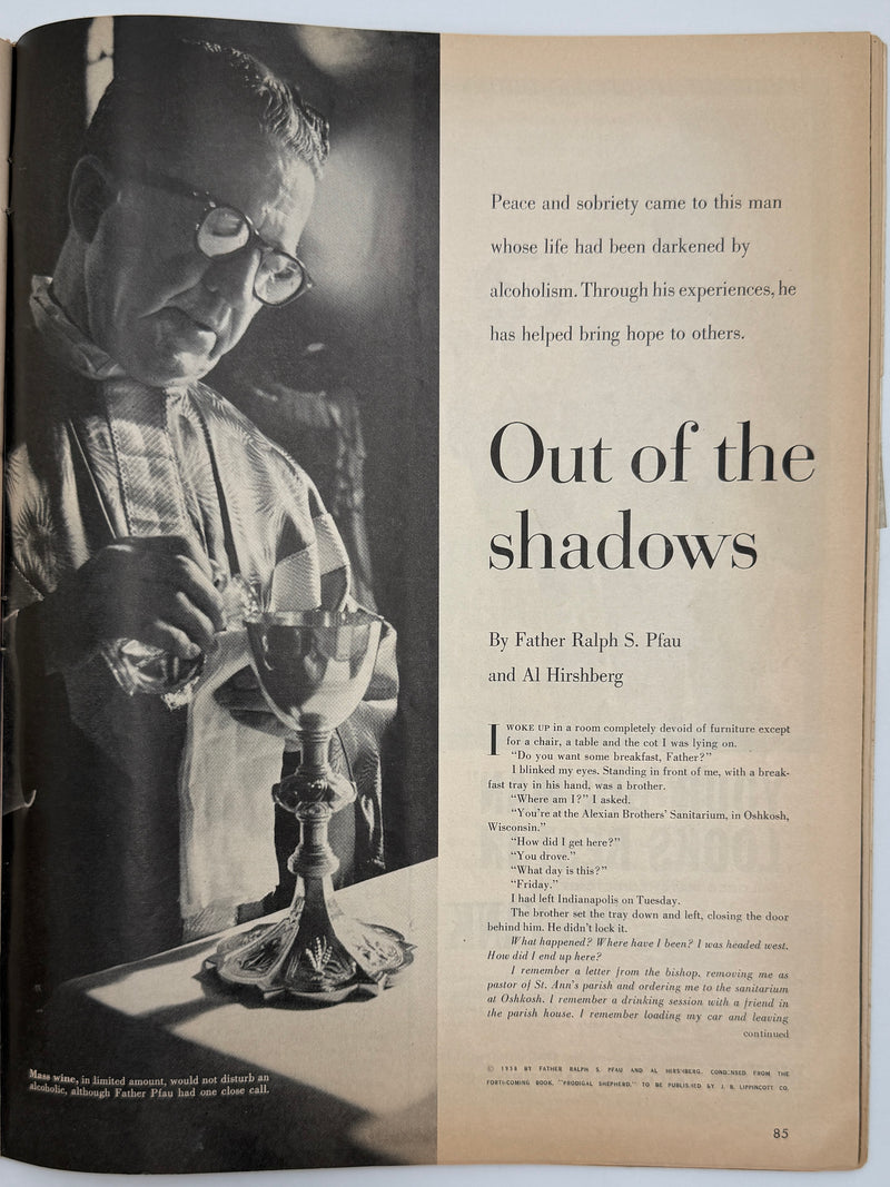 Look Magazine — March 4, 1958 | “A Priest’s Own Story” by Father Ralph Pfau and Al Hirshberg