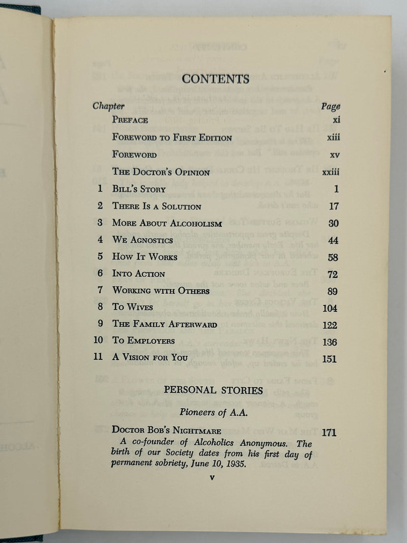 Alcoholics Anonymous Second Edition 15th Printing from 1973 - ODJ