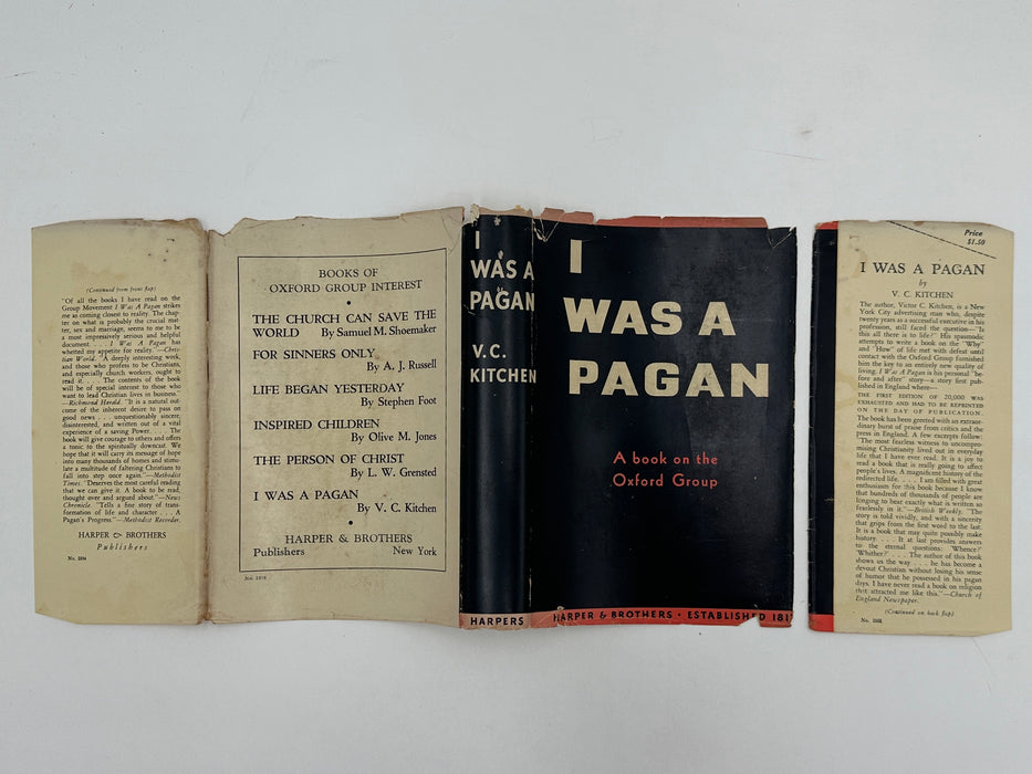 Signed by V.C. Kitchen - I Was a Pagan - Eighth Edition - ODJ