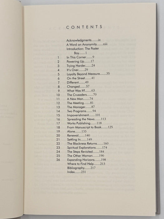 Bill W. by Francis Hartigan - First Printing from 2000 Recovery Collectibles