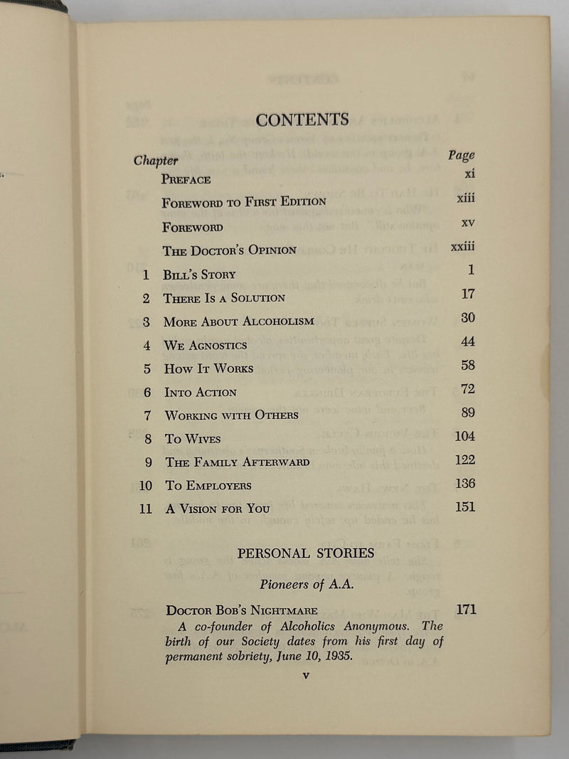 Alcoholics Anonymous Second Edition 5th Printing from 1962 - RDJ