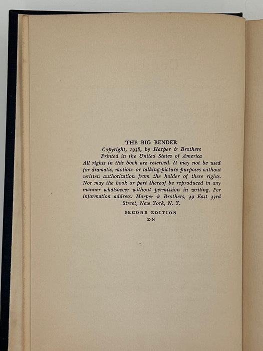 The Big Bender by Charles Clapp Jr. - Second Edition - ODJ