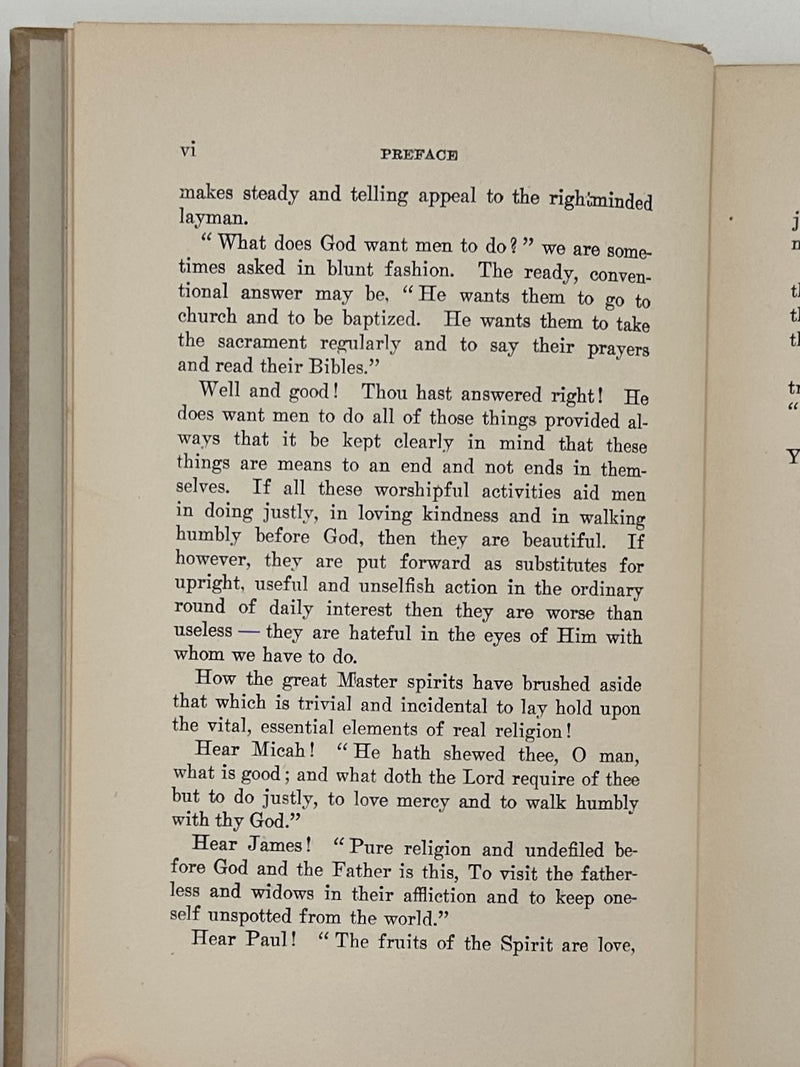 Signed - The Religion of a Layman by Charles Brown