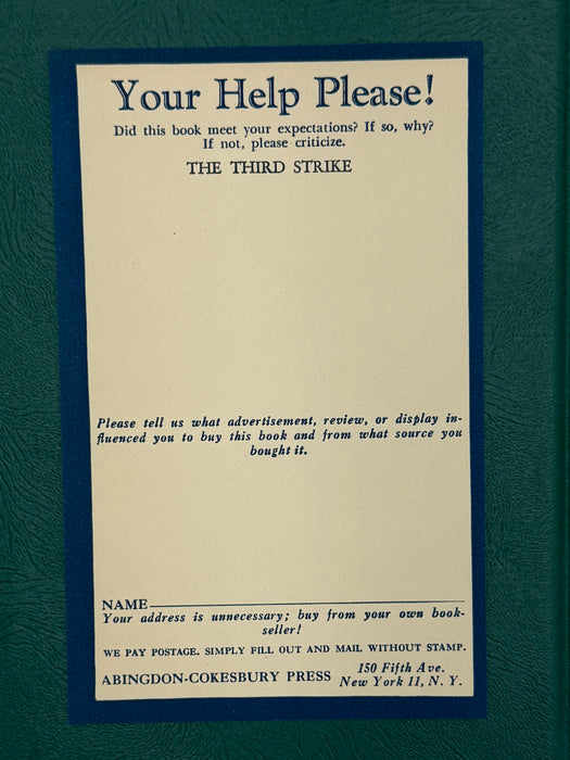 The Third Strike by Jerry Gray