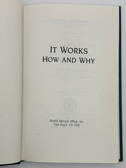 It Works: How and Why - First Edition from March 1994 - ODJ