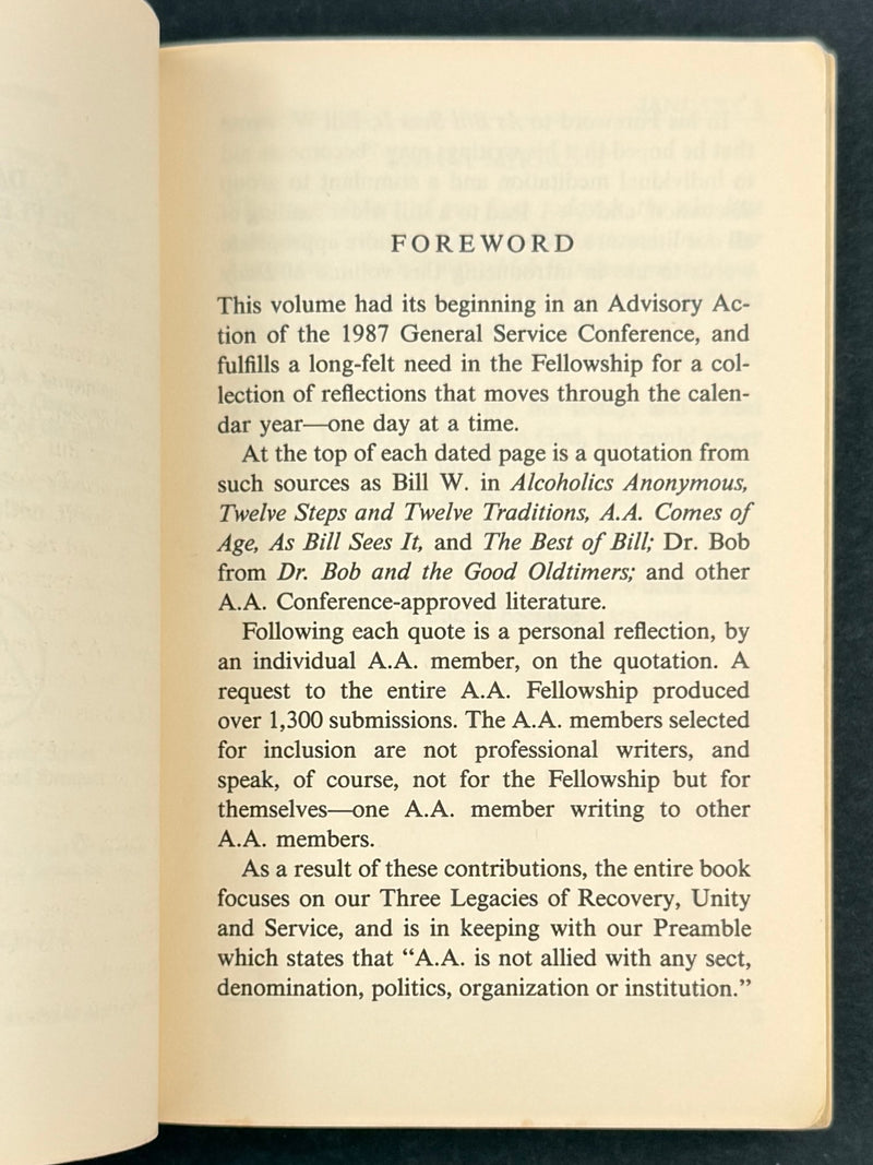 Alcoholics Anonymous Conference-Approved Favorites — Three-Book Collection