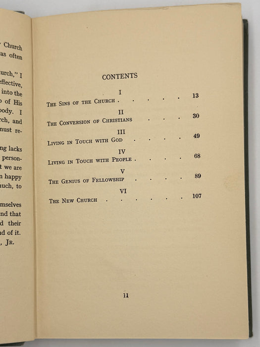 Conversion of the Church by Samuel M. Shoemaker - First British Edition 1933