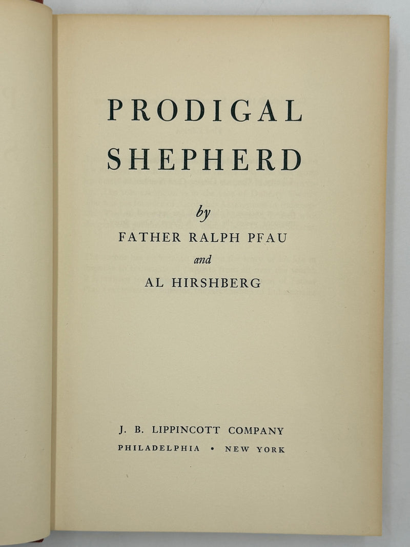 Prodigal Shepherd by Father John Doe and Al Hirshberg