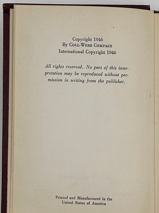 An Interpretation Of The Twelve Steps of the Alcoholics Anonymous Program - 1948 Printing