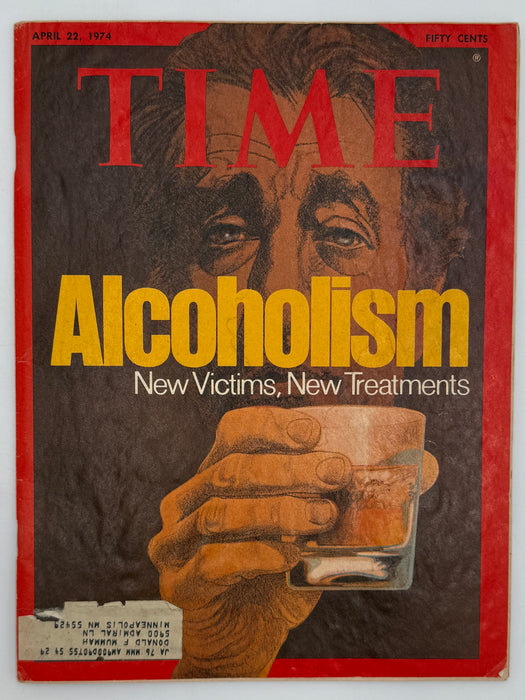 Time Magazine from April 1974 - Alcoholism