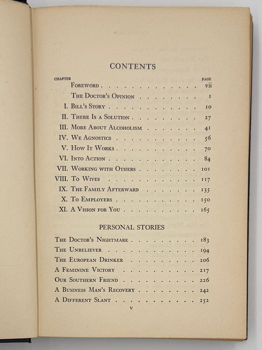 Alcoholics Anonymous First Edition 14th Printing from 1951 - ODJ