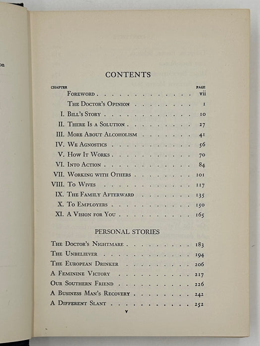 Alcoholics Anonymous First Edition 13th Printing from 1950 - ODJ