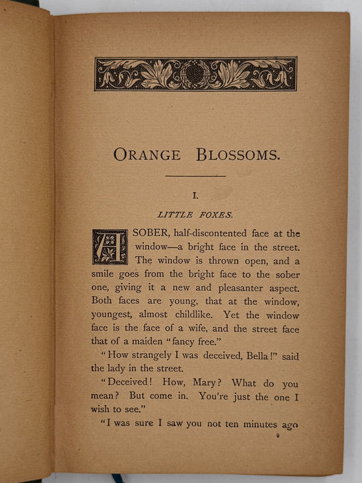 Orange Blossoms: Fresh and Faded by T.S. Arthur