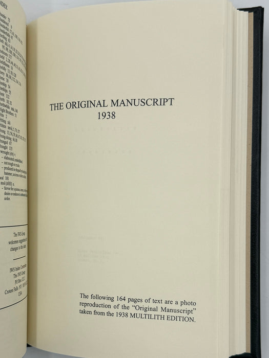 The IWS Study Edition Alcoholics Anonymous Big Book - 1994