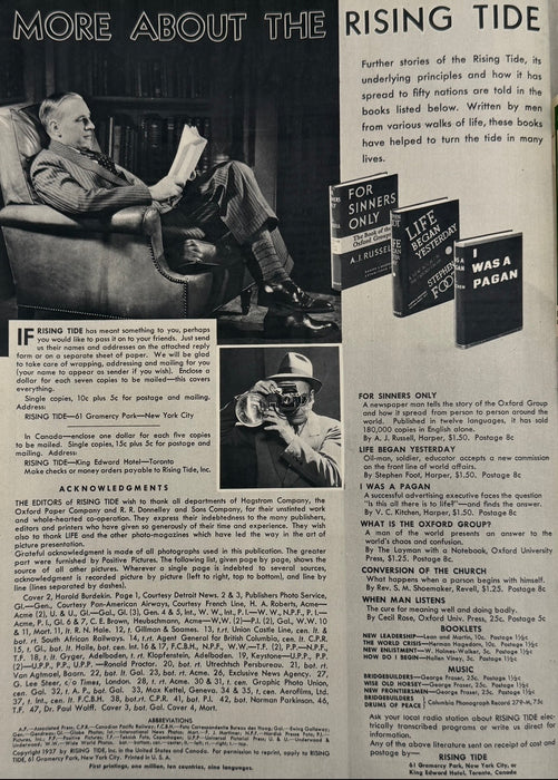 Books of the Rising Tide: The Oxford Group’s Recommended Reading