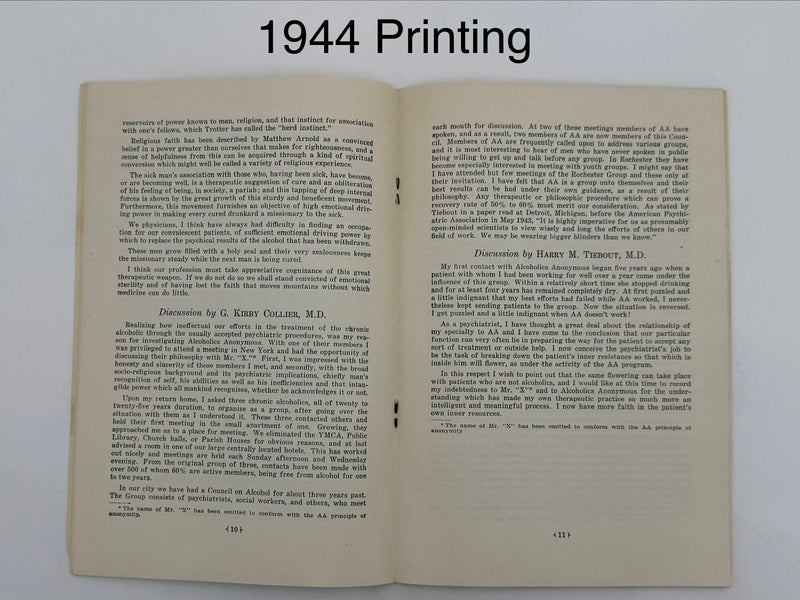 Medicine Looks at Alcoholics Anonymous — 4-Pamphlet Edition Set (1944 / 1946 / 1949 / 1953)