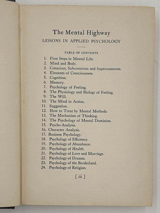 The Mental Highway by Thomas Parker Boyd - 1922