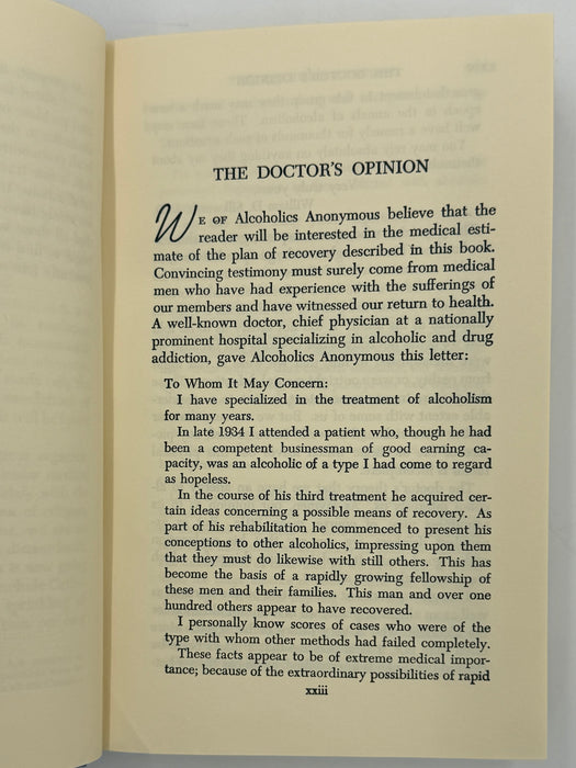 Alcoholics Anonymous Second Edition 13th Printing from 1972 - ODJ