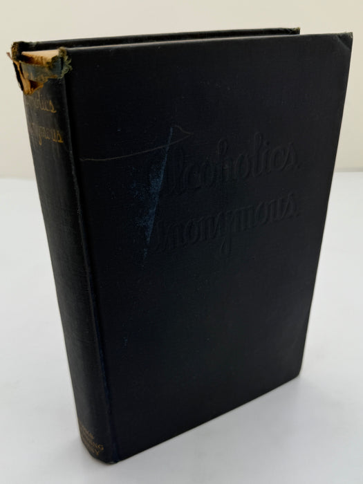 Alcoholics Anonymous Extremely RARE First Edition 7th Printing Big Book from 1945 - RDJ