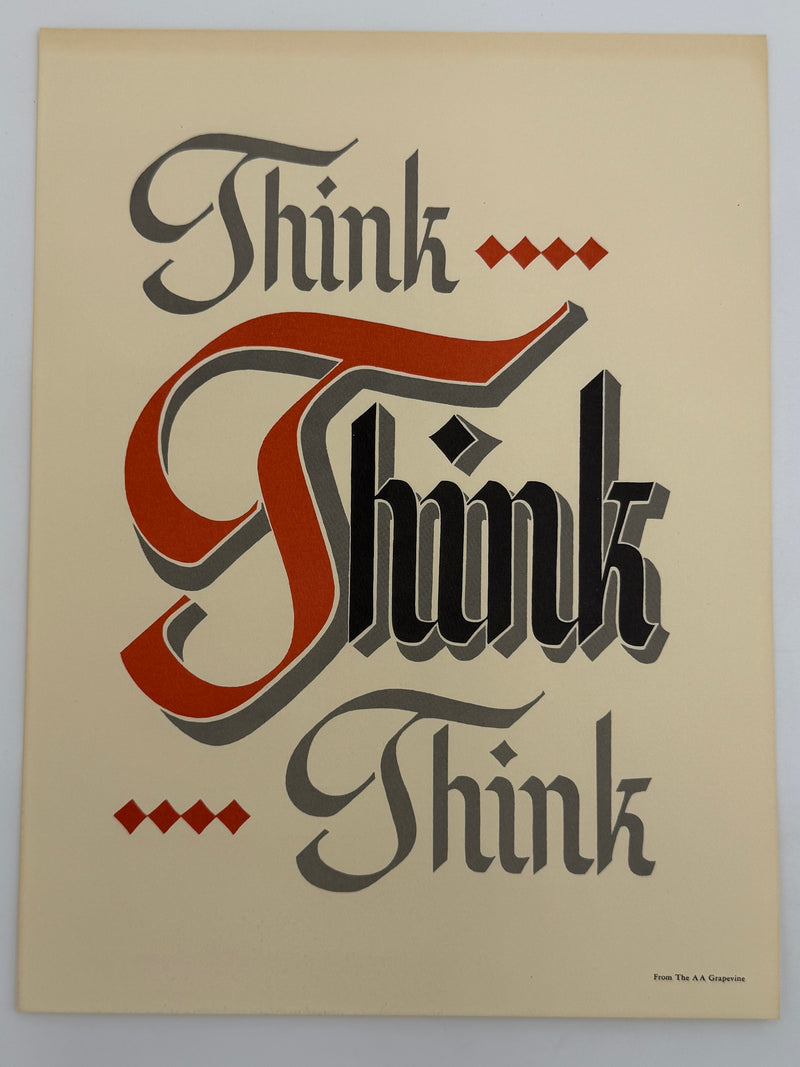 Set of Two Original AA Slogan Posters