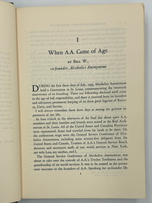 Alcoholics Anonymous Comes Of Age - Second Printing from 1967 - ODJ