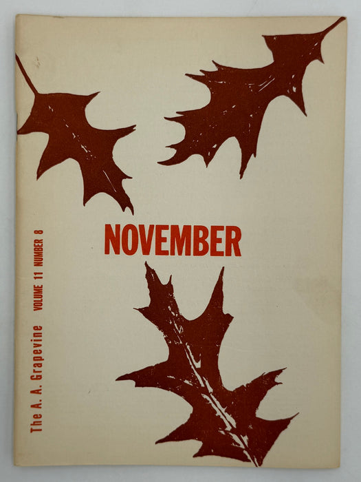 AA Grapevine from November 1955